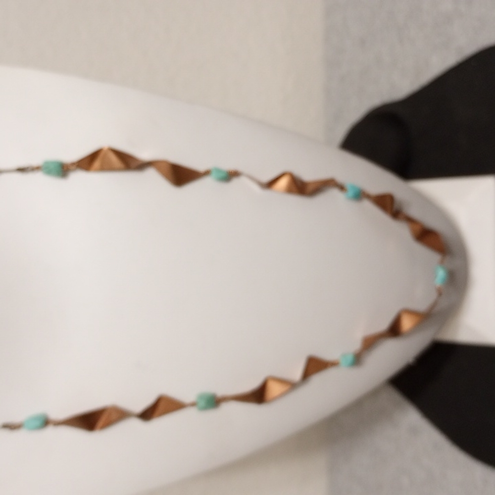 Turquoise and Copper Necklace